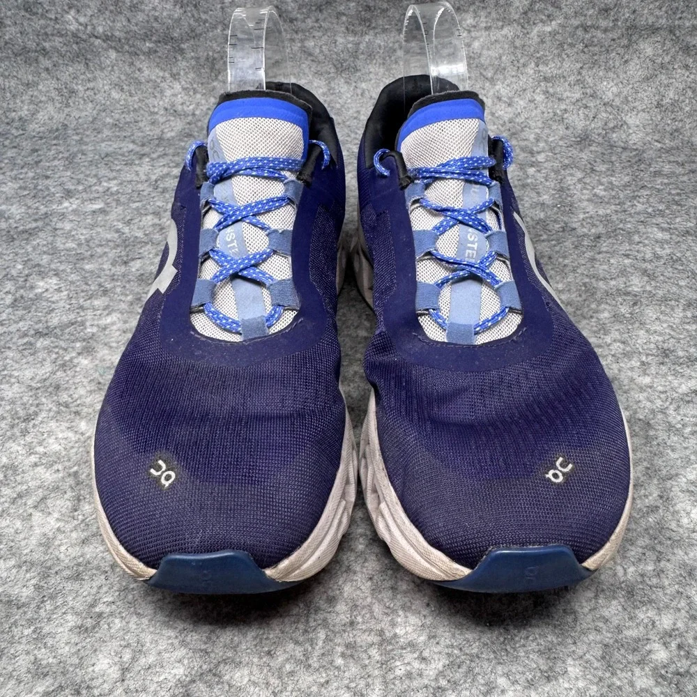 On Cloudmonster Running Shoes Womens Sz 10.5 CloudTec Athletic Blue Gym